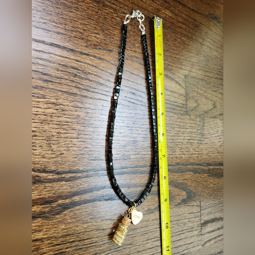 💛XOXO Handcasted Smarties Heart Charm & Pixie Dust Necklace -One Of A Kind🧚‍♀️ - Picture 7 of 15